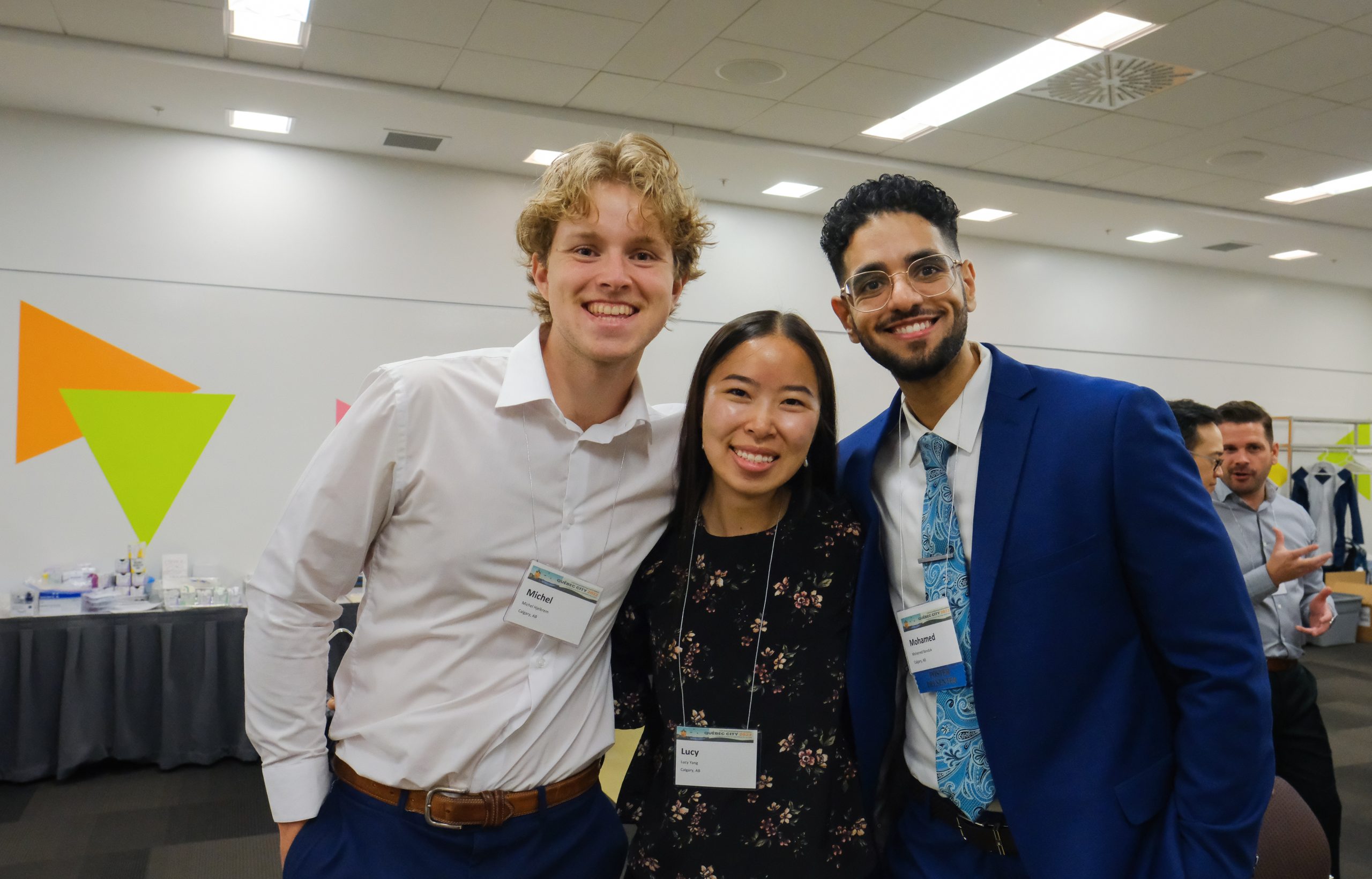 COS Members standing together smiling
